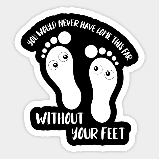Foot care pedicure podiatrist nail salon gift Sticker by Johnny_Sk3tch